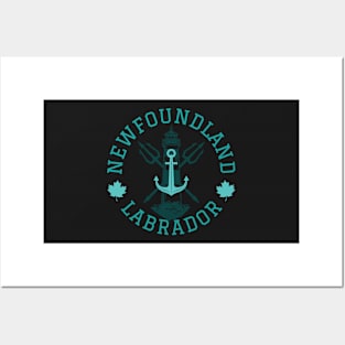 Labrador Nautical Design 2 || Newfoundland and Labrador || Gifts || Souvenirs Posters and Art